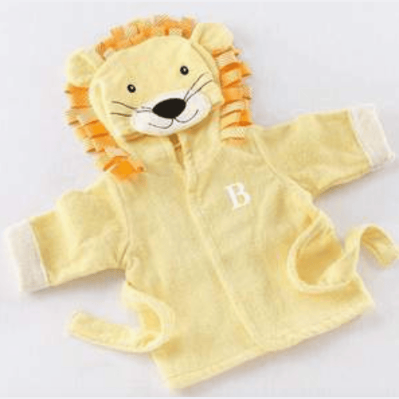 Baby Aspen Big Top Bath Time Lion Hooded Spa Robe