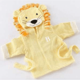 Baby Aspen Big Top Bath Time Lion Hooded Spa Robe