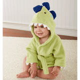 Baby Aspen Splash-a-saurus Dinosaur Hooded Spa Robe