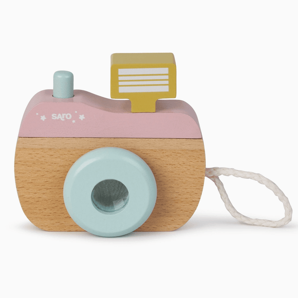 Saro / Kalencom Kaleidoscope Wooden Camera - Pink