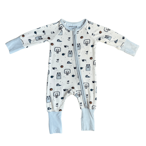 Babysprouts Footless Romper - Hoops