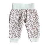 Babysprouts Fleece Sweatshirt & Sweatpants - Lilac Leopard