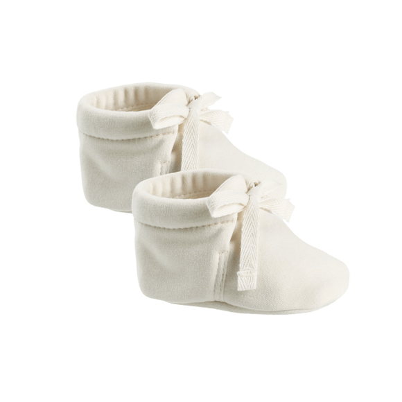 Quincy Mae Baby Booties - Ivory