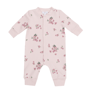 Angel Dear French Terry Woodsorrel - Baseball Collar Romper