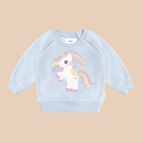 HUXBABY Rainbow Unicorn Sweatshirt & Sweatpants Set