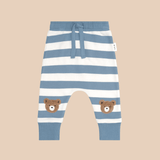 HUXBABY Furry Hux Stripe Sweatshirt & Drop Crotch Pant Set