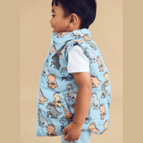 HUXBABY Construction Dinos Reversible Vest