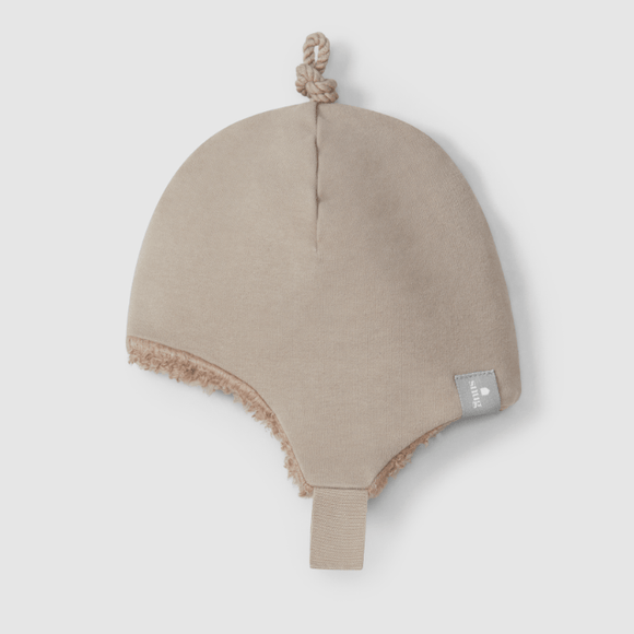 Snug Fuzzy Hat - Taupe