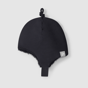 Snug Fuzzy Hat - Black