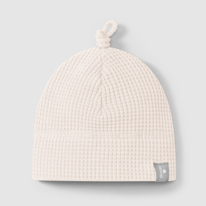 Snug Waffle Baby Hat - Light Pink