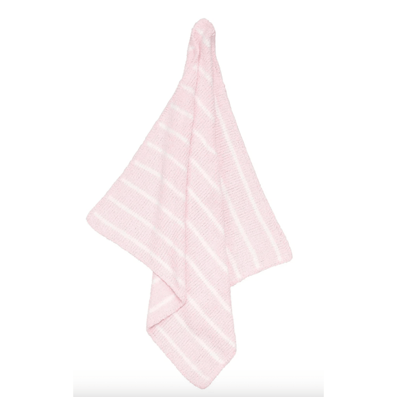 Angel Dear Chenille Blanket - Pink/Ivory