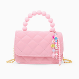 Zomi Gems - Pearl Handle Message Charm Handbag