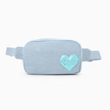 Zomi Gems - Sequin Heart Belt Bag