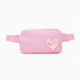 Zomi Gems - Sequin Heart Belt Bag