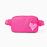 Zomi Gems - Sequin Heart Belt Bag