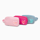 Zomi Gems - Sequin Heart Belt Bag