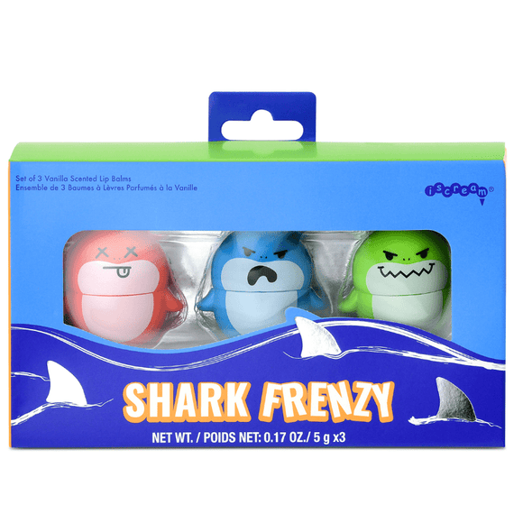 Iscream Shark Frenzy Lip Balm Set