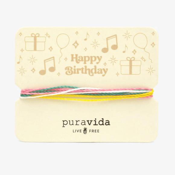 Puravida Gifting Bracelet - Happy Birthday