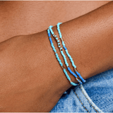 Puravida Mixed Seed Bracelets Set of 3 - Out To Sea