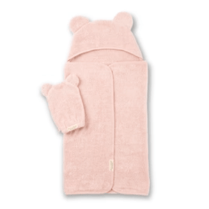 Bella Tunno Hooded Towel & Wash Mitt - Blush