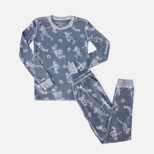 PJ Salvage Game Day PJ Set - Charcoal