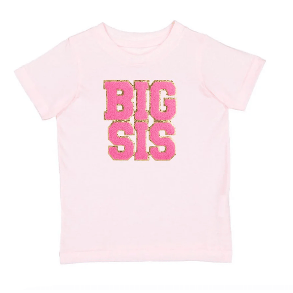 Sweet Wink Big Sis Patch Short Sleeve T-Shirt - Ballet