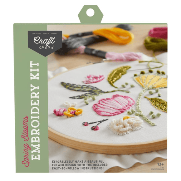 Ann Williams Craft Crush Spring Blooms Embroidery Kit