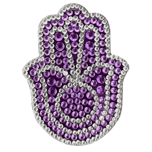 Sticker Beans - Purple Hamsa