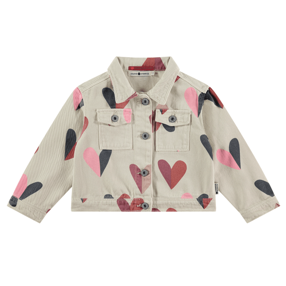 Babyface Girls Twill Jacket - Cream