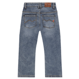 Babyface Girls Denim Wide Leg - Mid Blue Denim