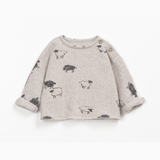 Play Up Printed Sheep Jersey Sweater & Trouser Set