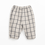 Play Up Jersey Cardigan & Checked Woven Trousers Set