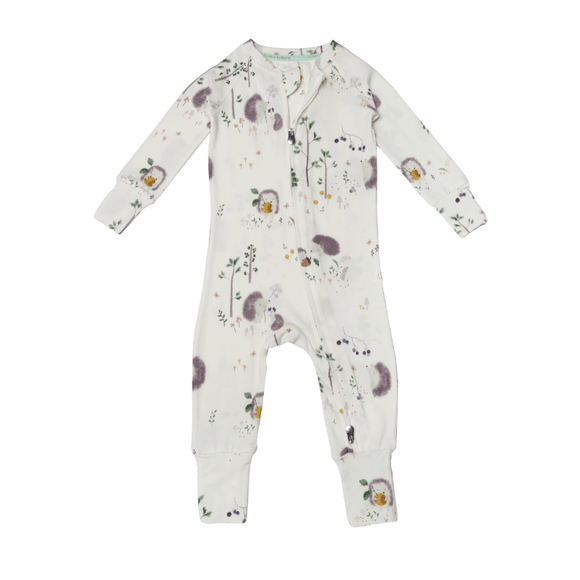 LouLou Lollipop Sleeper in Tencel - Hedgehog Forest