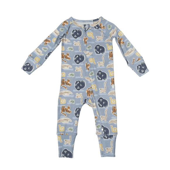 LouLou Lollipop Sleeper in Tencel - Jungle Friends