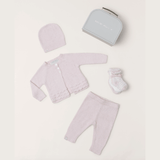 Barefoot Dreams Cozy Chic Lite Girls Heirloom Set - Pink