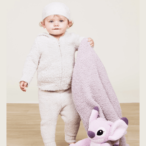 Barefoot Dreams Cozy Chic Infant Hoodie & Pant Set - Stone