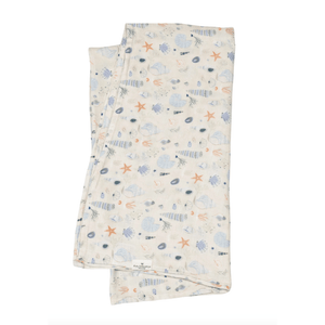 LouLou Lollipop Muslin Swaddle - Seashell