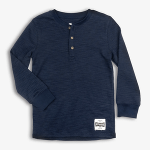 Appaman Craftsman Thermal Henley - Indigo