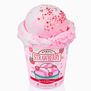 Kawaii Slime Company Strawberry Scented Ice Cream Pint Slime