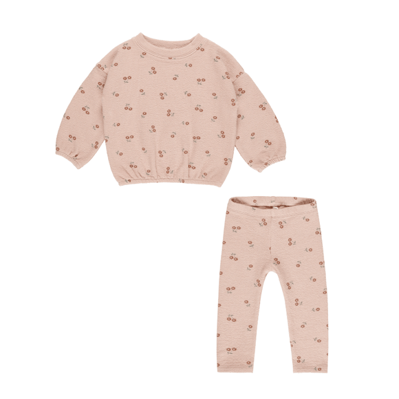 Rylee & Cru Spongy Knit Set - Blossom