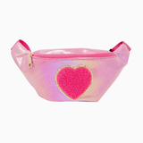 Zomi Gems - Shiny Heart Patch Sling Bag