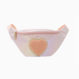 Zomi Gems - Shiny Heart Patch Sling Bag