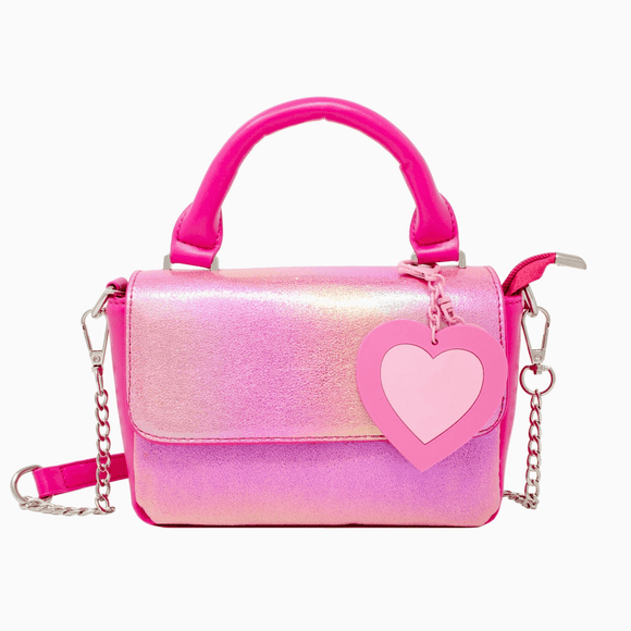 Zomi Gems - Shiny Baguette Heart Handbag