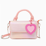 Zomi Gems - Shiny Baguette Heart Handbag