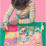 Floss & Rock Coloring Fun & Games Mat - Rainbow Fairy