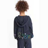 Chaser Colorful Hearts Hoodie & Sweatpants Set - Avalon