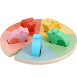 Petit Collage Nursery Counting Puzzle - Five Little Speckled Frogs