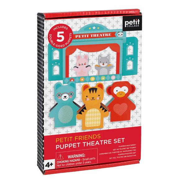 Petit Collage Petit Friends Puppet Theatre Set