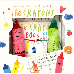 The Crayons: A Set of Books & Finger Puppets