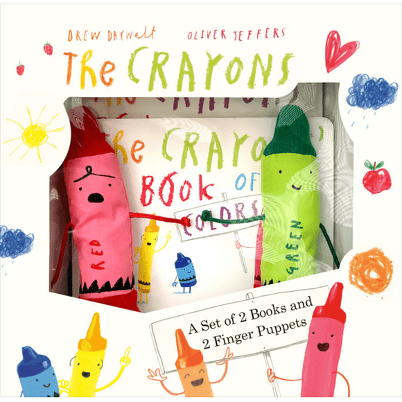 The Crayons: A Set of Books & Finger Puppets